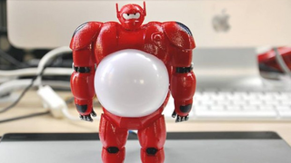 Illustration for article titled Baymax's belly becomes a Light source in this clever 3D printed Lamp